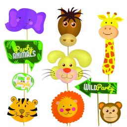 Animal Props for Birthday / Animal props for Birthday / Props for Birthday Decoration / Kids Props Photoshoot Decoration - Pack of 10-image-94