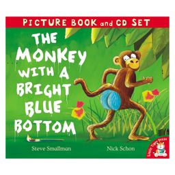 The Monkey With Bright Blue Bottom Picture Book & CD Set - English-25