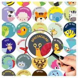 Doxbox Reward Labels Pack of 126 - Multicolor-17