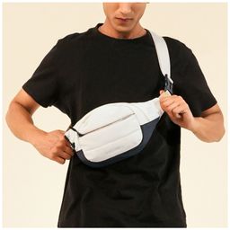 Assembly Cross Body Fanny Pack with Adjustable Strap 38.5 cms. Padded Waist Bag with Zipper Pockets for Comfort Travel -Float-image-23