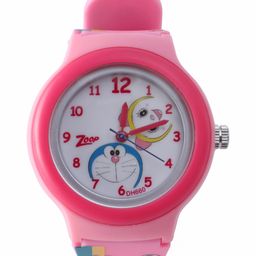 Zoop By Titan Doraemon Design Round Analog Kids Watch - Pink-image-26