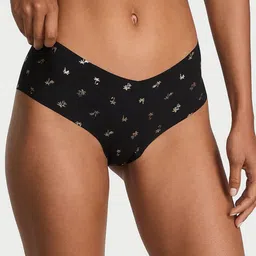 Victoria's Secret Floral Printed No-Show Cheeky Panty Low Rise Basic Briefs 112653717B5O-image-98