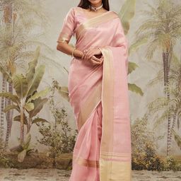 RACHNA Woven Design Zari Ready to Wear Kanjeevaram Saree-picture-26