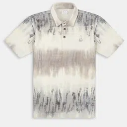 CAVIO Boys Tie and Dye Dyed Polo Collar T-shirt-image-79