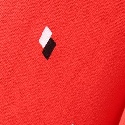 Tango Looper Knit Knee length Shorts With Abstract Print - Red image 3