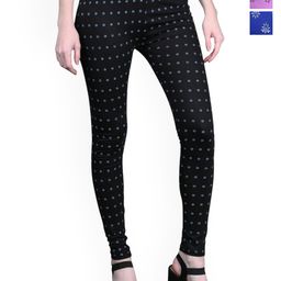 FRENCH KLEIDER Girls Pack Of 3 Mid-Rise Churidar-Length Leggings-image-49