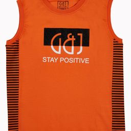 Gini and Jony Boys Typography Printed Raw Edge T-shirt-image-52