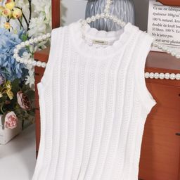 INCLUD Girls Self Design Tank Top-picture-19