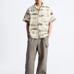 SZN Men Printed Cuban Collar Shirt-picture-9