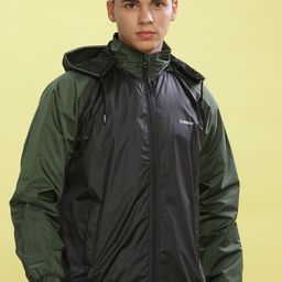 Dollar Men Colourblocked Water Resistant Running Biker Jacket-14