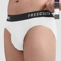 FREECULTR Men Pack Of 5 Anti Bacterial Ribbed Basic BriefsFCP-XT-B-SG-SW-TV-AG-CW-S-picture-46