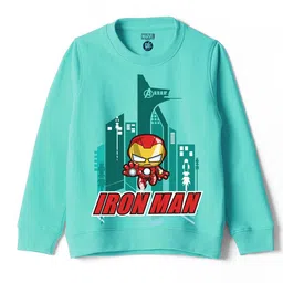 YK Disney Boys Iron Man Printed Cotton Sweatshirt-image-34