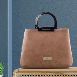 ESBEDA Brown Solid Handheld Bag-31