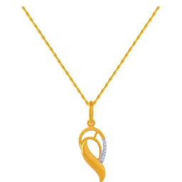 P.C. Chandra Jewellers 14 kt Gold Pendant without Chain-image-51