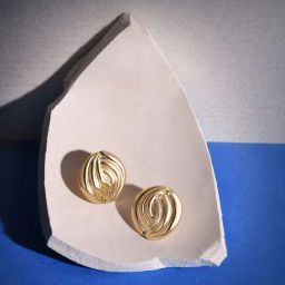Accessorize London Gold Zinc Earrings-image-12