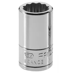 FACOM 6.35 mm (1/4 inch) Socket 12-Point Drive 5.5 mm, R.5.5E-4