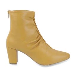 Metro Women's Yellow Casual Booties-image-49