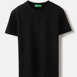 United Colors of Benetton Boys Black Regular Fit Round Neck Graphic Print T-Shirt-image-31