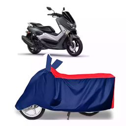 Auto Pearl Two Wheeler Cover with Bag for Yamaha NMax 155, Red & Blue-image-38