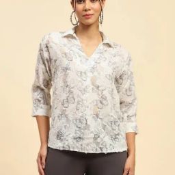 Global Republic Maroon Floral Top-picture-27