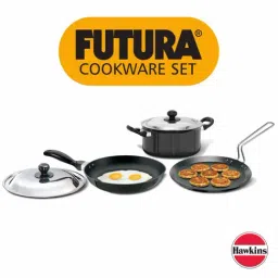 Hawkins Futura Black Aluminium 3 Piece Cookware Set-picture-23