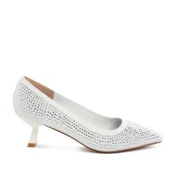 London Rag Women's White Stiletto Pumps-image-60