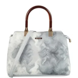Metro Grey Printed Medium Handbag-16