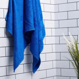 Spaces Colorfas Dark Blue 448 GSM Cotton Bath Towel-image-52