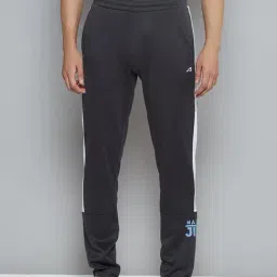 ALCIS Dark Grey Slim Fit Trackpants-image-86
