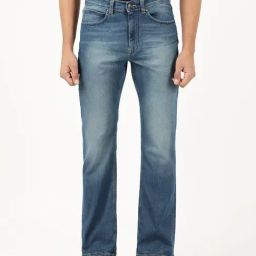 Lee Blue Comfort Fit Lightly Washed Jeans-image-66