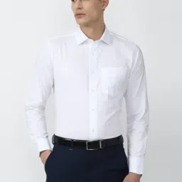 Van Heusen White Cotton Regular Fit Shirt-image-65