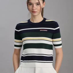 TOMMY HILFIGER Yale Navy Slim Fit Tencel Crew Neck Pullover Sweater-picture-39