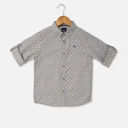 Allen Solly Junior Grey Cotton Floral Print Full Sleeves Shirt-image-29