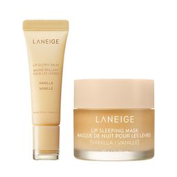 LANEIGE Set of Lip Glowy Balm 10 g & Lip Sleeping Mask 20 g - Vanilla-10