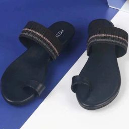 Metro Women's Black Toe Ring Wedges-image-13