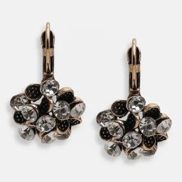 Sohi Gold Plated Party Designer Stone Drop Earrings-12