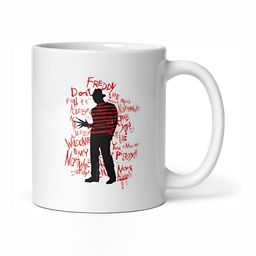 Mr UVD Multi-Coloured Ceramic Cup-image-65
