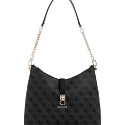 Guess Charcoal Women Hobo Bag-46
