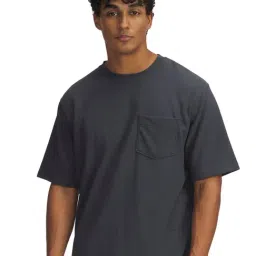 UNDER ARMOUR Gray Regular Fit Solid T-Shirt-picture-16
