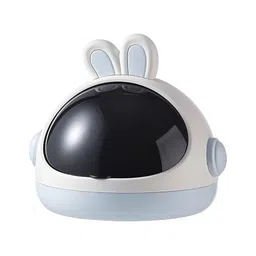 HOUSE OF QUIRK Blue & White Cute Rabbit Shape Multi-Utility Organizer-69