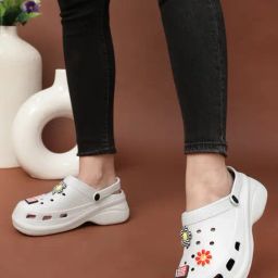 Truffle Collection Women's White Back Strap Clogs-image-52