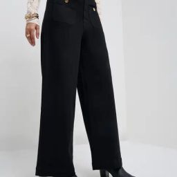 LOV by Westside Black Wide-Leg Fit High-Rise Jeans-image-102