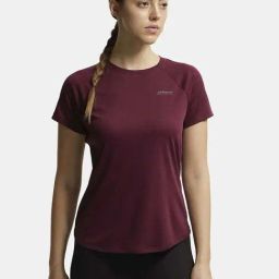 Jockey Purple Printed Sports T-Shirt-image-54