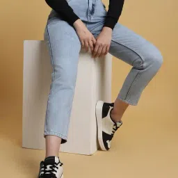 Forever 21 Blue Cotton Graphic Print Mid Rise Jeans-picture-26