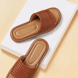Forever Glam by Pantaloons Women's Tan Casual Sandals-image-59
