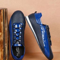 Louis Stitch Men's Brazilian Blue Casual Sneakers-image-10