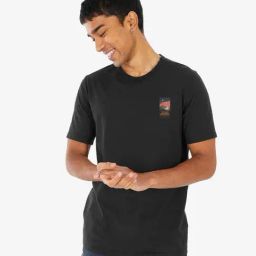 Quechua by Decathlon Black Slim Fit Sports T-Shirt-image-75