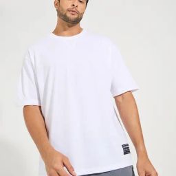 Styli White Oversized T-Shirt-45