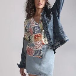 Vero Moda White Printed Shirt-image-96
