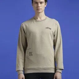 Pepe Jeans Beige Cotton Regular Fit Printed Sweatshirt-picture-13